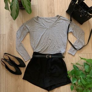 Striped long sleeve shirt